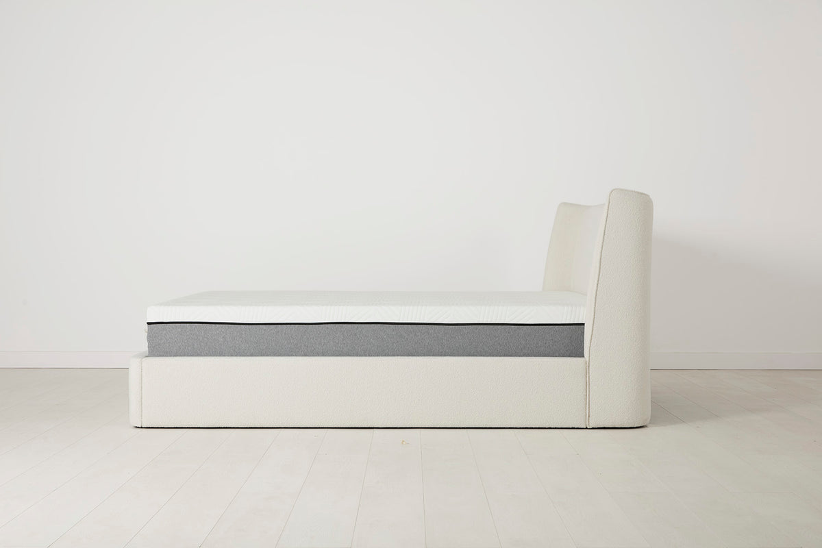 Bed 03 Storage Super King Sized Bed, Ivory