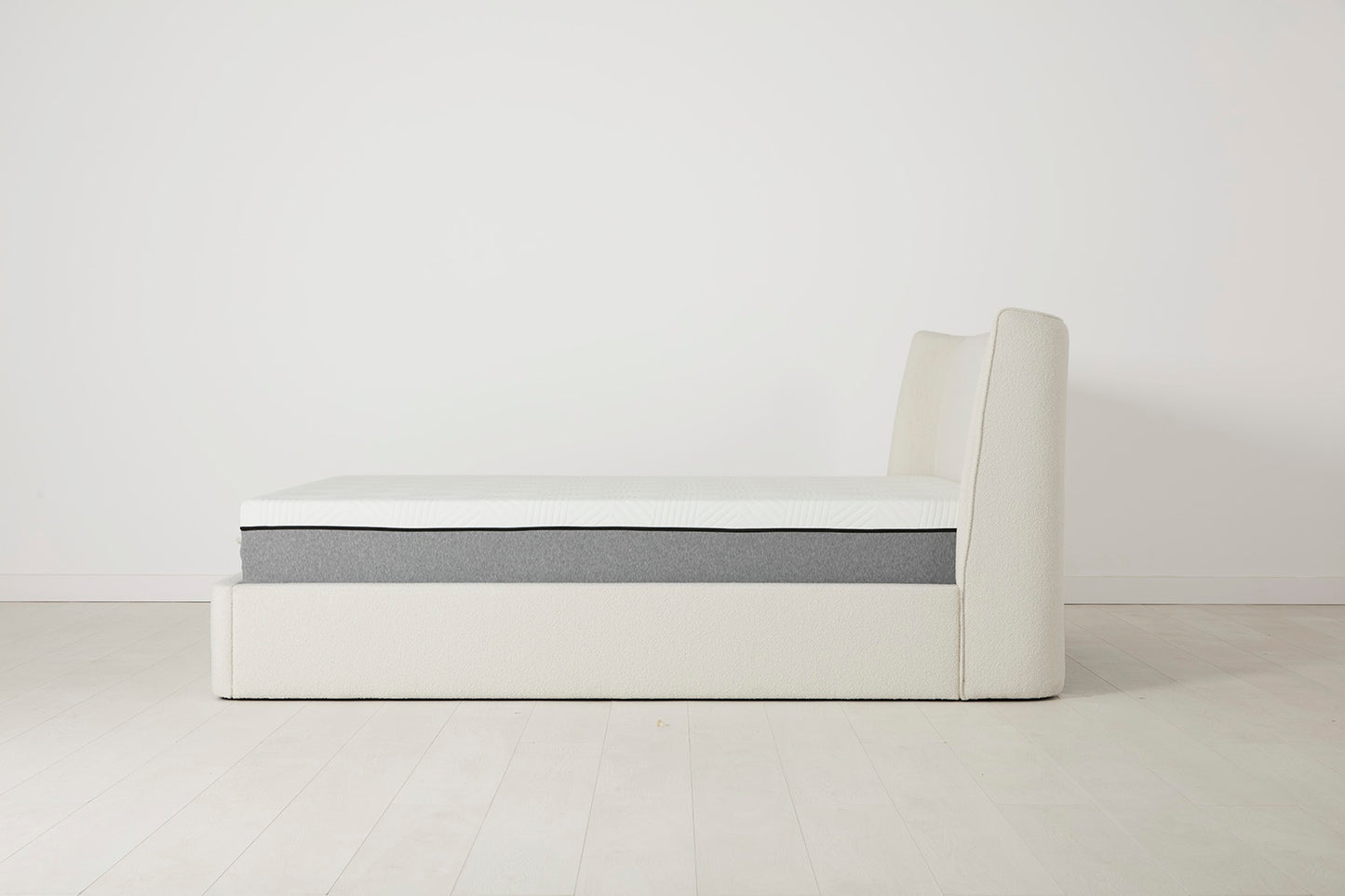 Bed 03 Storage Super King Sized Bed, Ivory