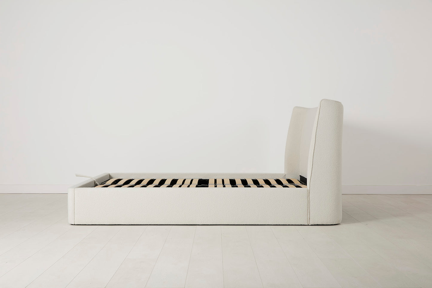 Bed 03 Storage Super King Sized Bed, Ivory