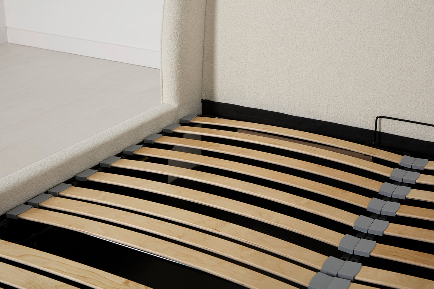 Bed 03 Storage Super King Sized Bed, Ivory