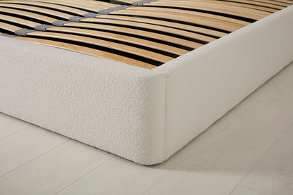 Bed 03 Storage Super King Sized Bed, Ivory