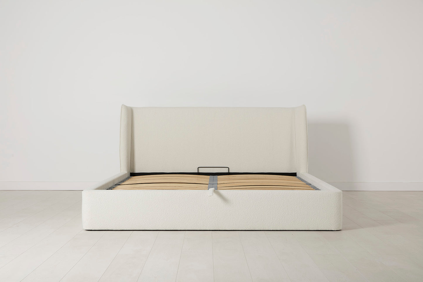 Bed 03 Storage Super King Sized Bed, Ivory