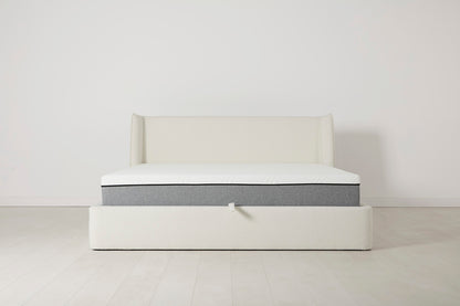Bed 03 Storage Super King Sized Bed, Ivory