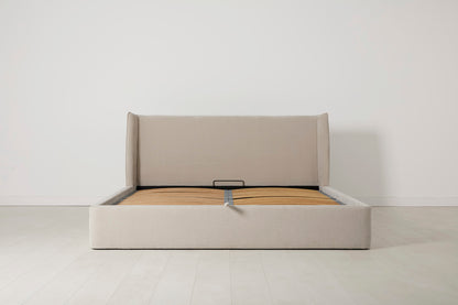 Bed 03 Storage Super King Sized Bed, Chalk