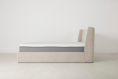 Bed 03 Storage Super King Sized Bed, Chalk
