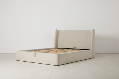 Bed 03 Storage Double Bed, Bone