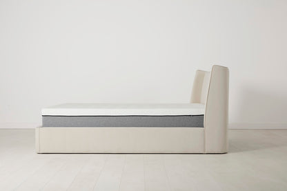 Bed 03 Storage Super King Sized Bed, Bone
