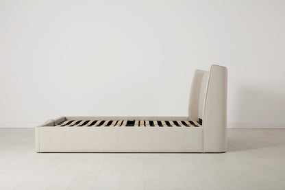 Bed 03 Storage Super King Sized Bed, Bone