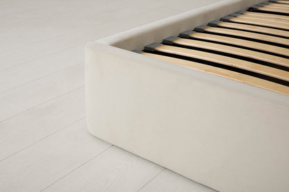Bed 03 Storage Super King Sized Bed, Bone
