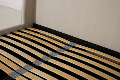 Bed 03 Storage Double Bed, Bone