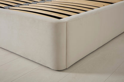 Bed 03 Storage King Sized Bed, Bone