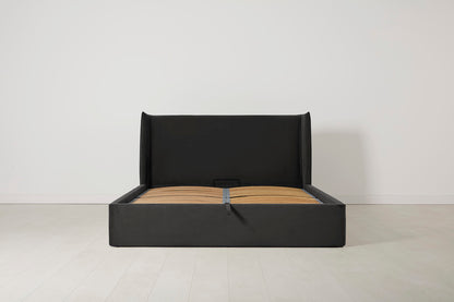 Bed 03 Storage King Sized Bed, Charcoal