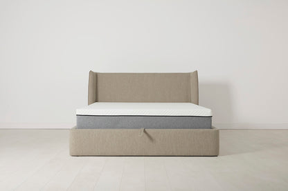 Bed 03 Storage King Sized Bed, Pumice