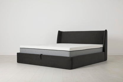 Bed 03 Storage Super King Sized Bed, Charcoal
