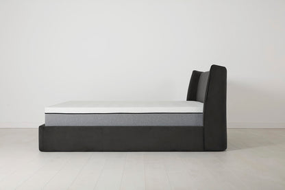 Bed 03 Storage King Sized Bed, Charcoal