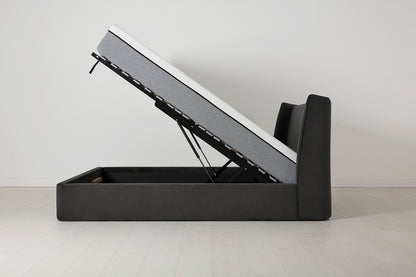 Bed 03 Storage Super King Sized Bed, Charcoal