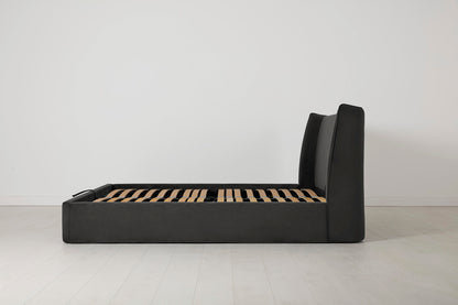 Bed 03 Storage Double Bed, Charcoal
