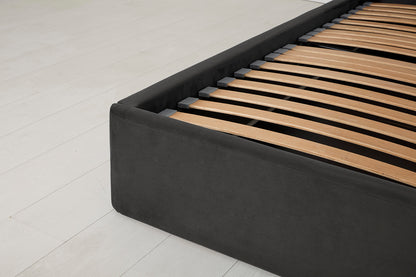 Bed 03 Storage King Sized Bed, Charcoal