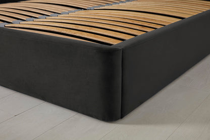Bed 03 Storage Double Bed, Charcoal