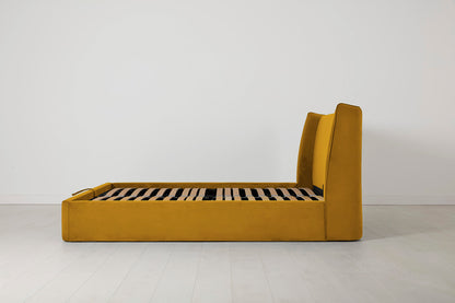 Bed 03 Storage Double Bed, Mustard