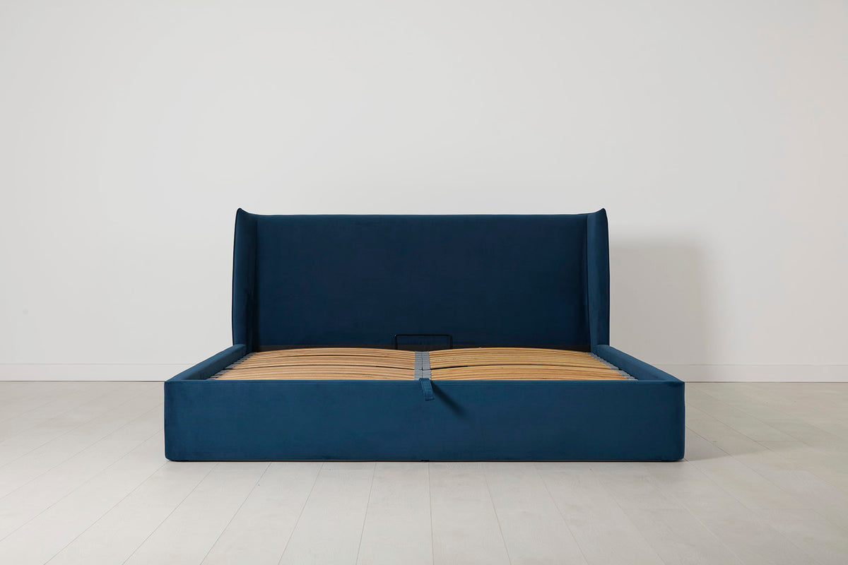 Bed 03 Storage Super King Sized Bed, Teal