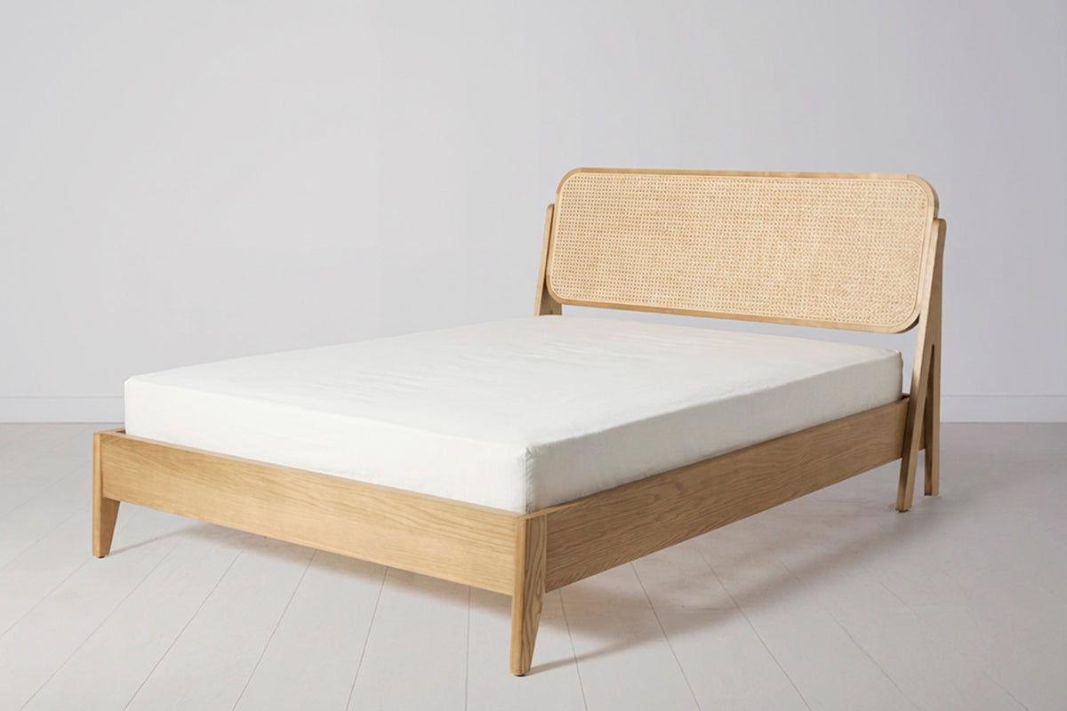Bed 04 Double Bed, Oak