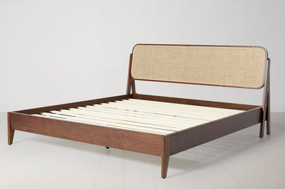 Bed 04 Super King Sized Bed, Walnut