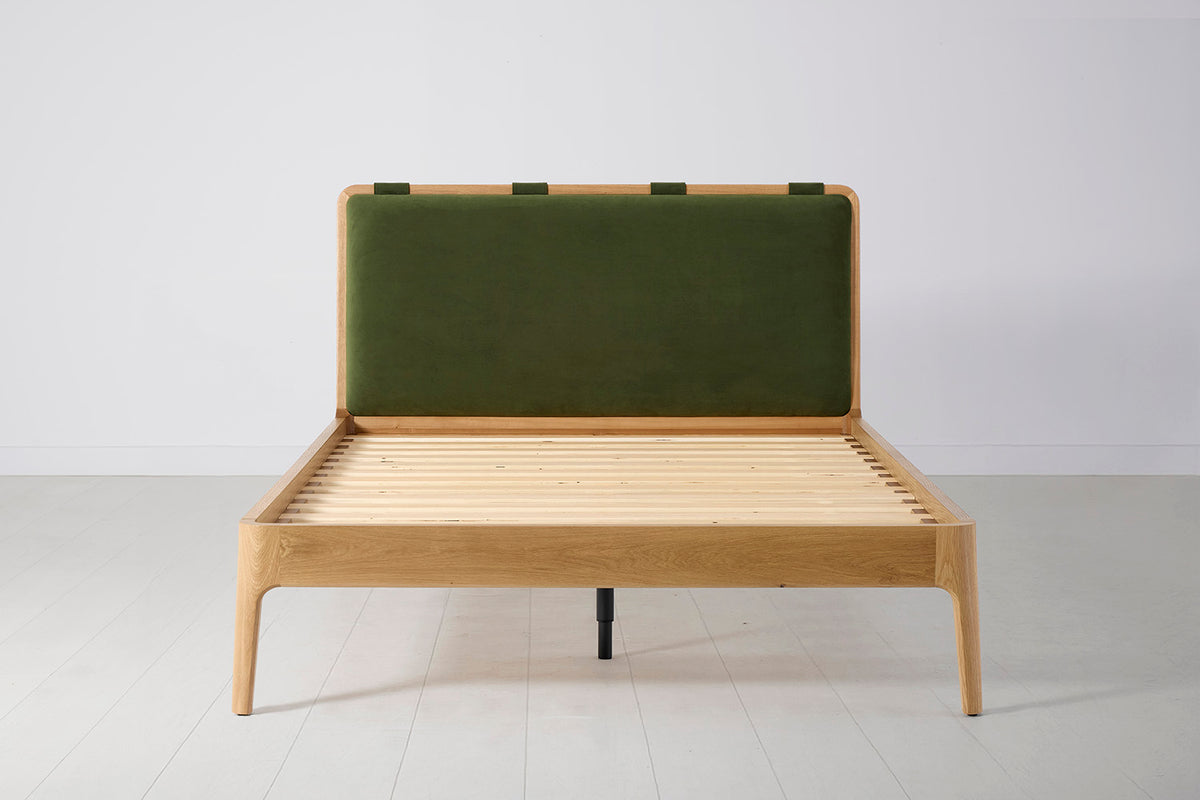 Bed 05 Double Bed, Oak / Vine