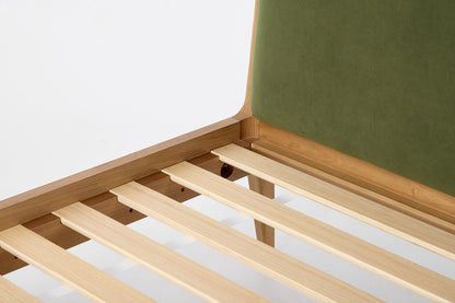 Bed 05 Double Bed, Oak / Vine
