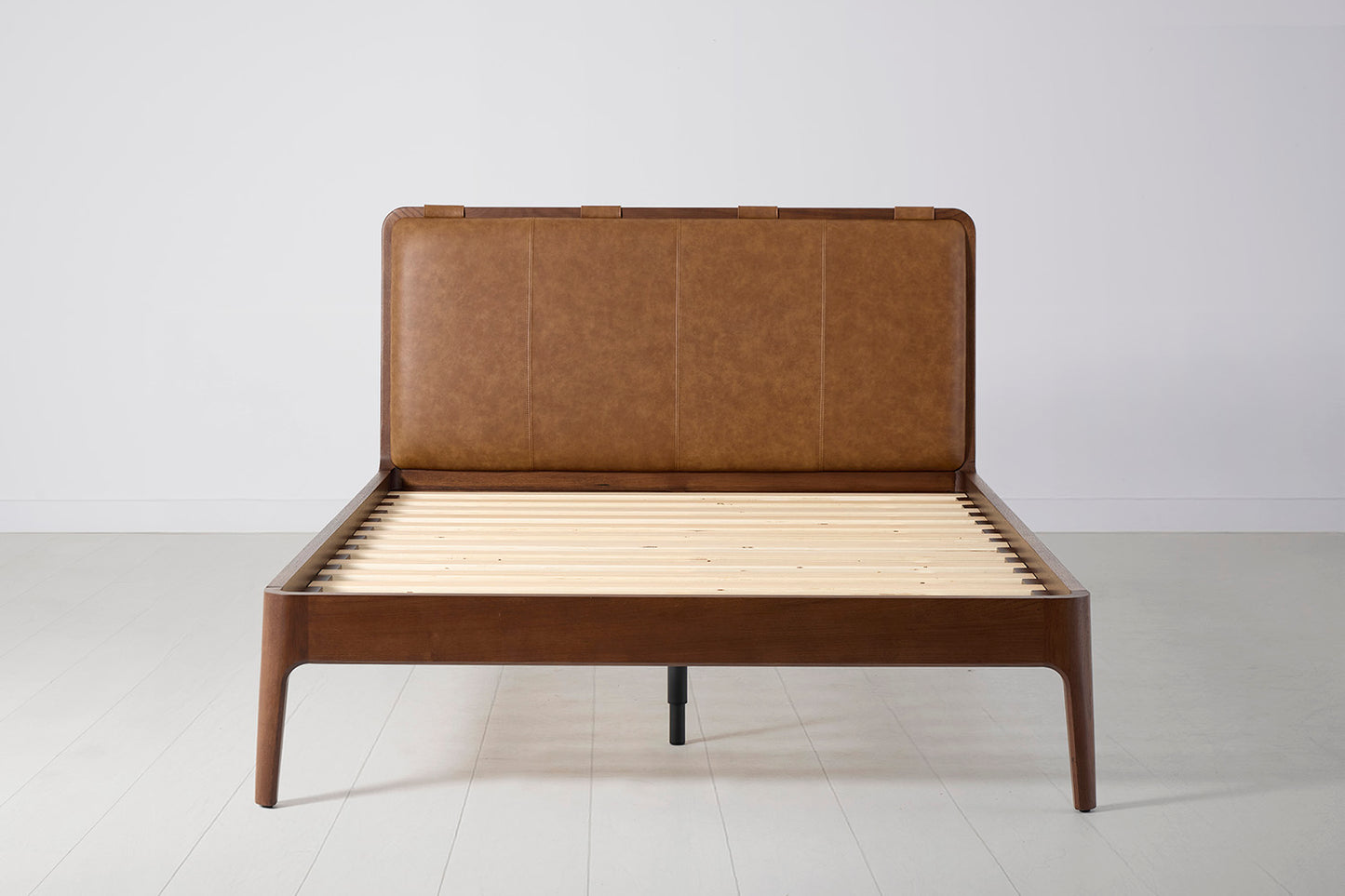 Bed 05 Double Bed, Walnut / Maple