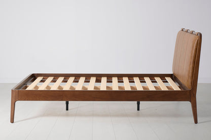 Bed 05 Double Bed, Walnut / Maple