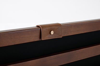 Bed 05 Double Bed, Walnut / Maple