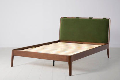 Bed 05 Double Bed, Walnut / Vine