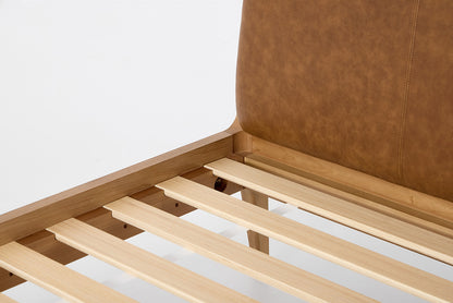 Bed 05 King Sized Bed, Oak / Maple