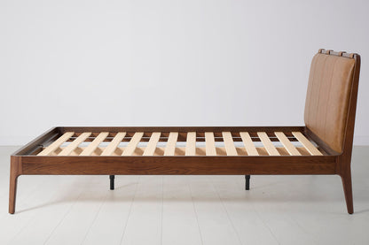 Bed 05 King Sized Bed, Walnut / Maple