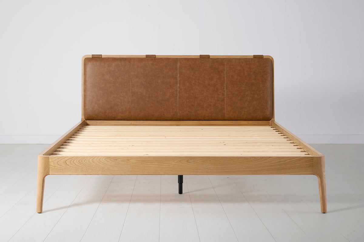 Bed 05 Super King Sized Bed, Oak / Maple