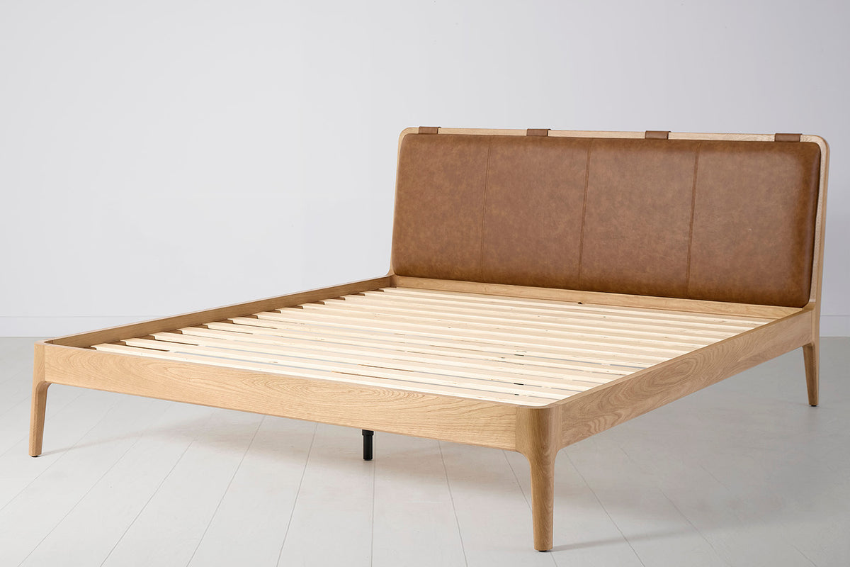Bed 05 Super King Sized Bed, Oak / Maple