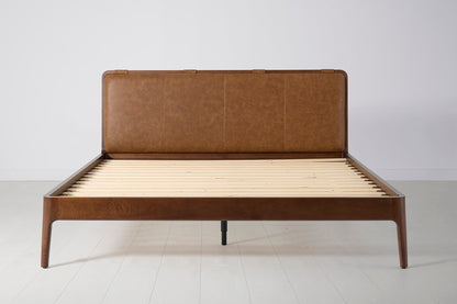 Bed 05 Super King Sized Bed, Walnut / Maple
