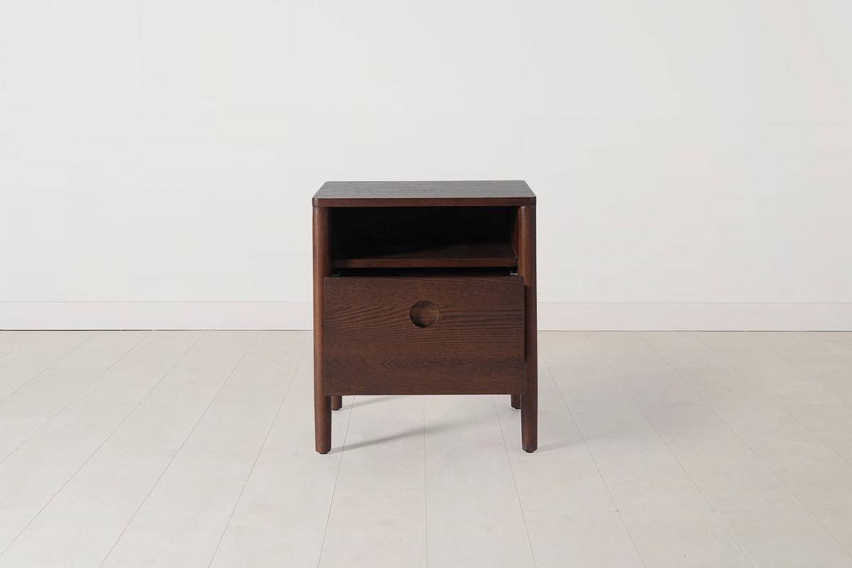 Bedside Table 03, Walnut