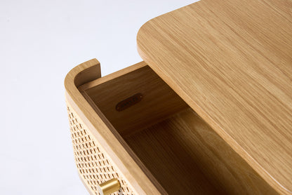 Bedside Table 02, Oak