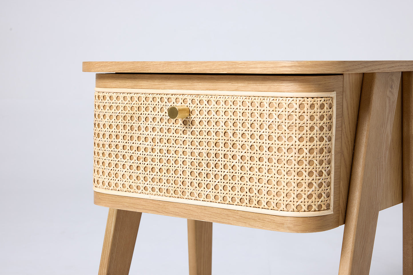 Bedside Table 02, Oak
