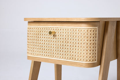 Bedside Table 02, Oak