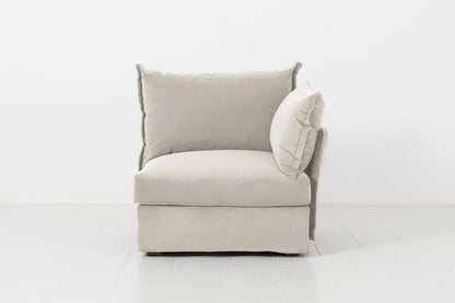 Model 06 Right Arm Module Sofa, Bone