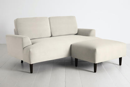 Model 05 2-Seater Sofa with ottoman, Bone