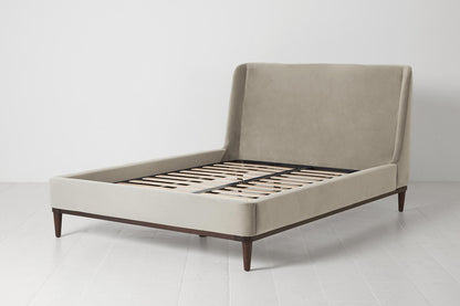 Bed 02 Double Bed, Bone
