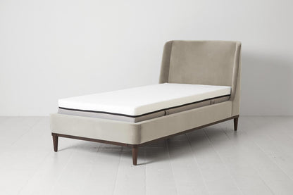 Bed 02 Single Bed, Bone