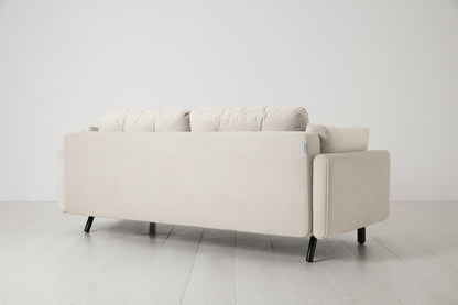 Model 04 Sofa Bed 3 Seater, Bone