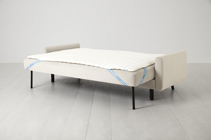 Model 04 Sofa Bed 3 Seater, Bone