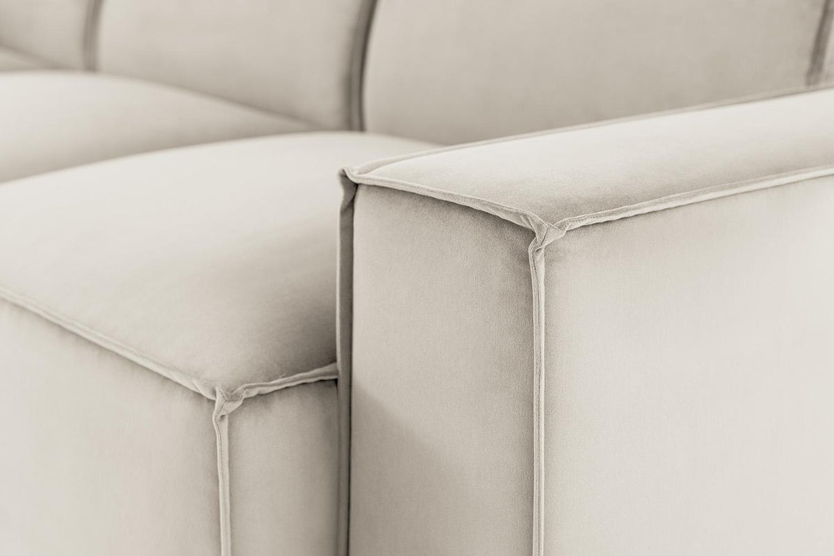 Model 03 Corner Sofa with Ottoman, Bone