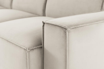 Model 03 Corner Sofa with Ottoman, Bone
